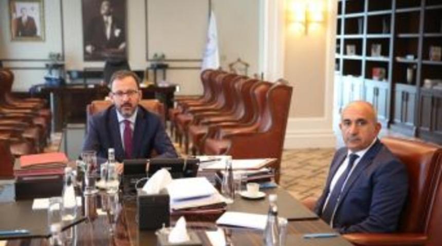 Başkan Kara Bakan Kasapoğlu İle Bir Araya Geldi