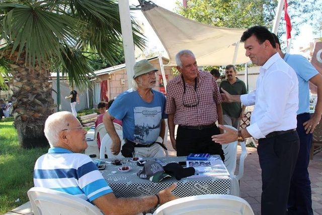 Ümmet Akın, Ziyaretlerine Kuşadası’nda Devam Etti 1