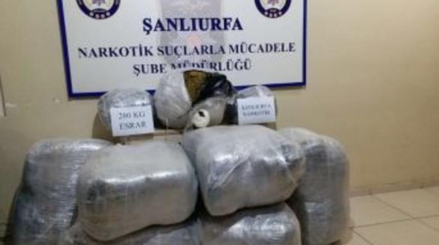 Şanlıurfa&rsquo; Da 280 Kilogram Esrar Ele Ge&ccedil;irildi