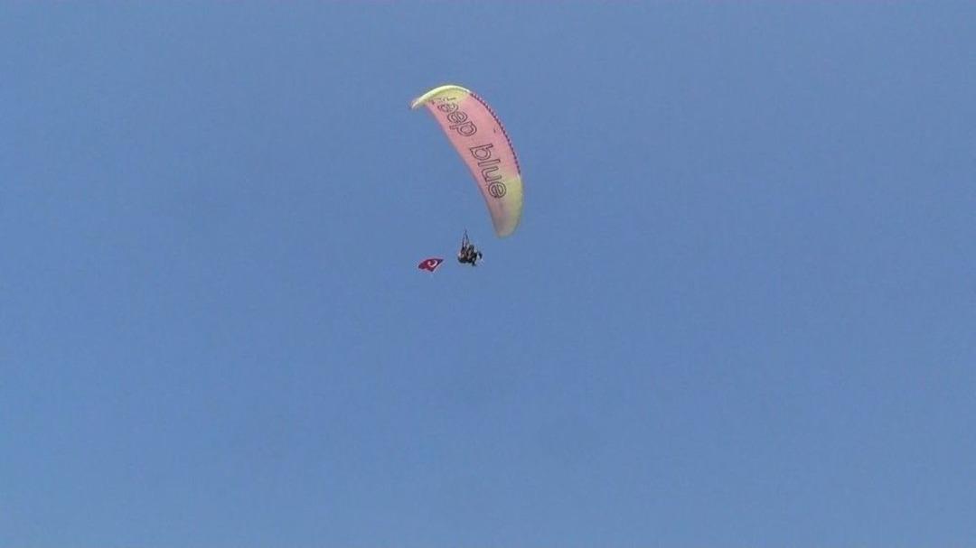 Samandağ&rsquo;da Yama&ccedil; Paraş&uuml;t&uuml; Heyecanı