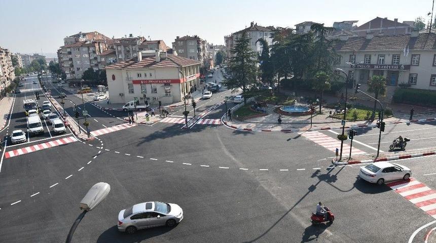 İneg&ouml;l Trafiğine Akıllı Kavşak Modeli