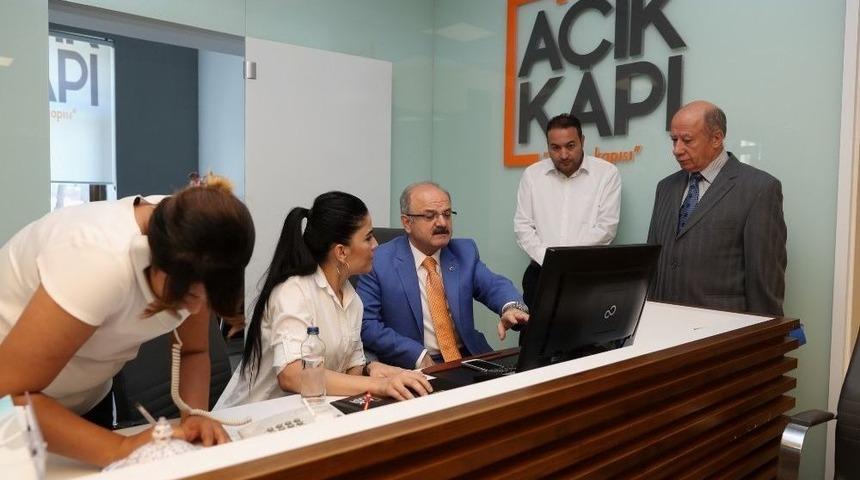 Vali Çakacak, ‘açık Kapı’ Bürosu Tarafından Takip Edilen İşlemleri Denetledi