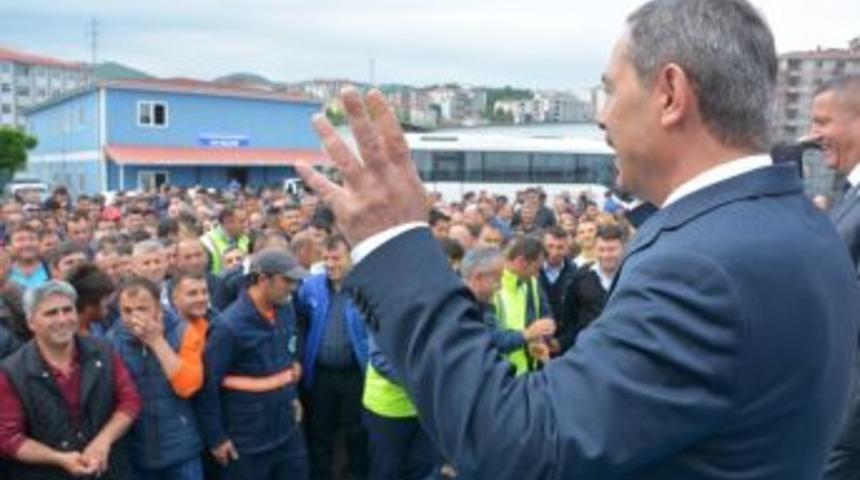 Kdz. Ereğli Belediyesi &Ccedil;alışanlarına Bayram &Ouml;ncesi &Ouml;edeme