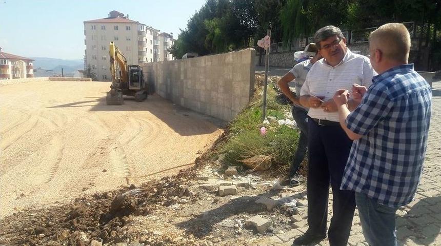 Başkan Can, &Ccedil;alışmaları Yerinde İnceledi