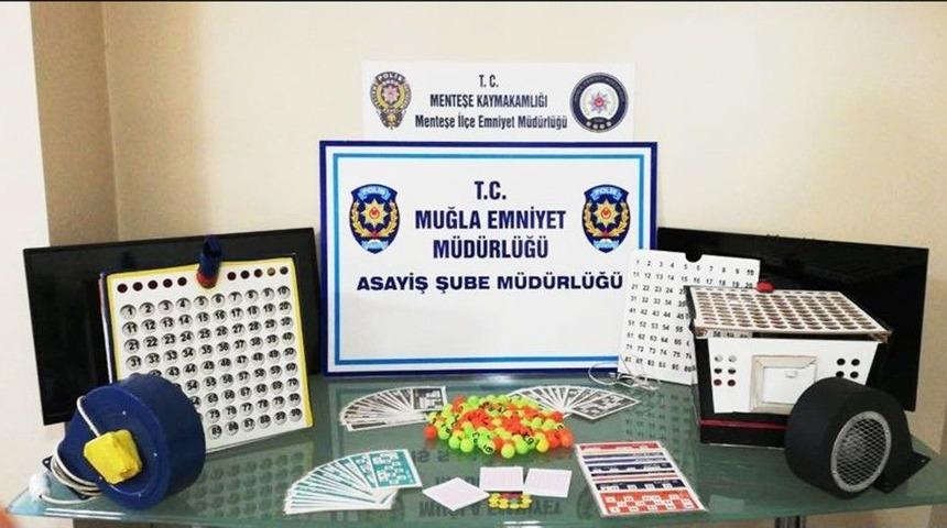 Muğla Polisinden Kumar Baskını