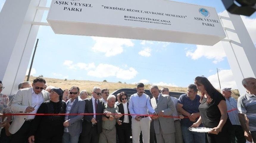 Mersin B&uuml;y&uuml;kşehir Belediyesi&rsquo;nden Sivas&rsquo;a Aşık Veysel Parkı