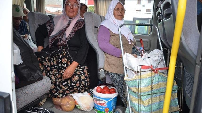 Seyitgazi Belediyesi&rsquo;nden Vatandaşa &Uuml;cretsiz Pazar Servisi