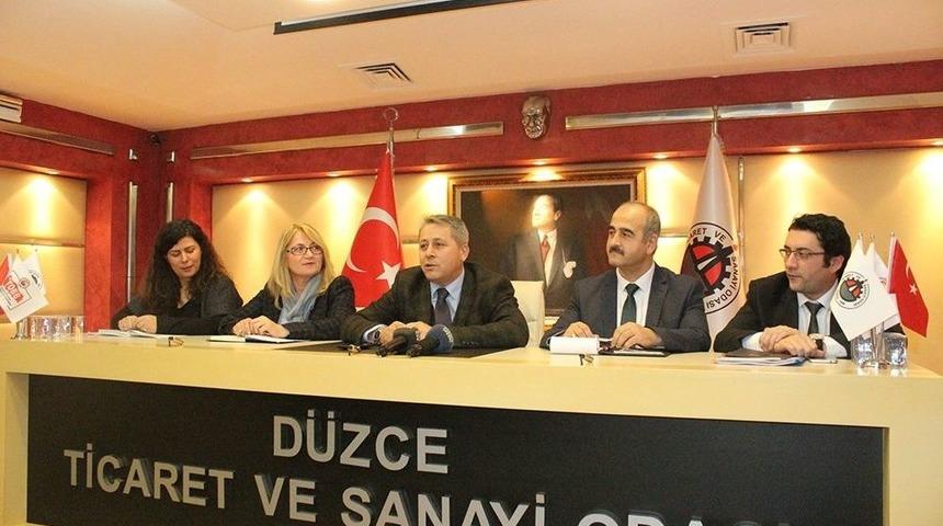 Ekonomi Bakanlığı Yetkilileri D&uuml;zceli Sanayicilerle Bir Araya Geldi