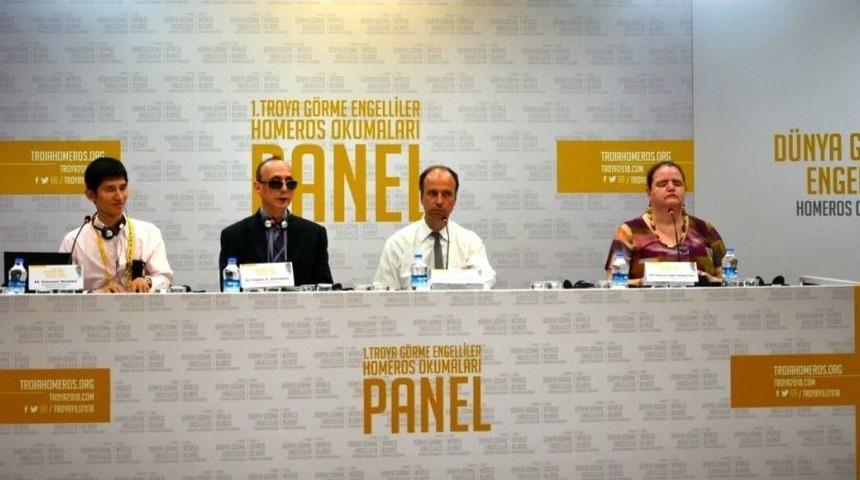 1. Troya Dünya Görme Engelliler Homeros Okumaları Paneli Gerçekleşti
