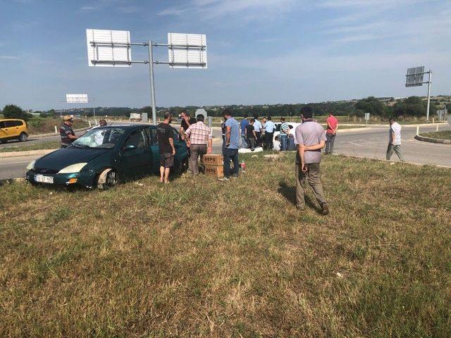 Sakarya’da Trafik Kazası: 2 Yaralı