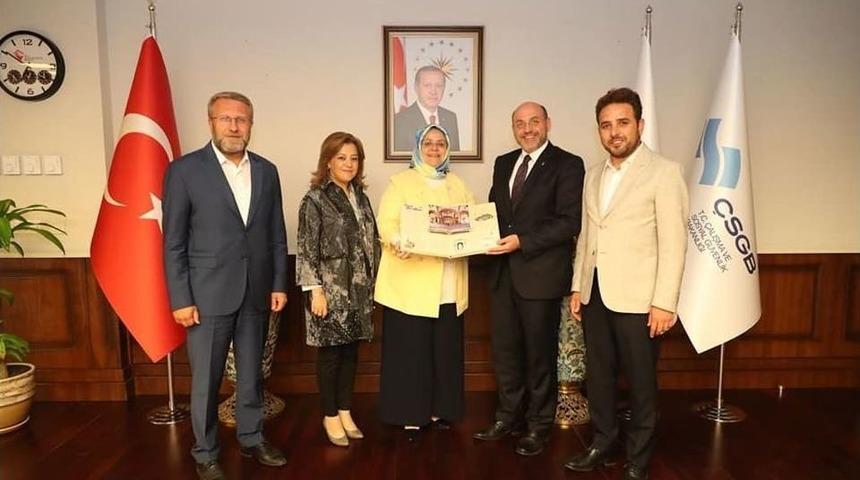 Başkan &Ccedil;etinbaş Ve Milletvekillerinden Bakanlar G&uuml;l, Pakdemirli Ve Sel&ccedil;uk&rsquo;a Ziyaret