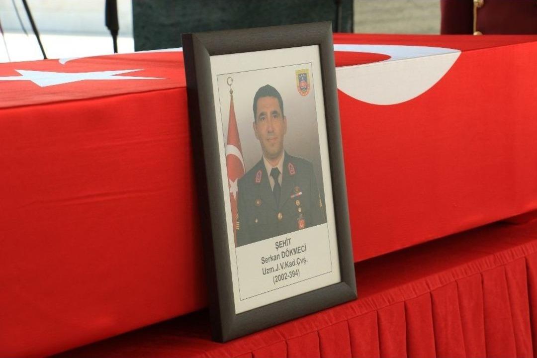 Şehit Jandarma Uzman &Ccedil;avuş D&ouml;kmeci Son Yolculuğuna Uğurlandı