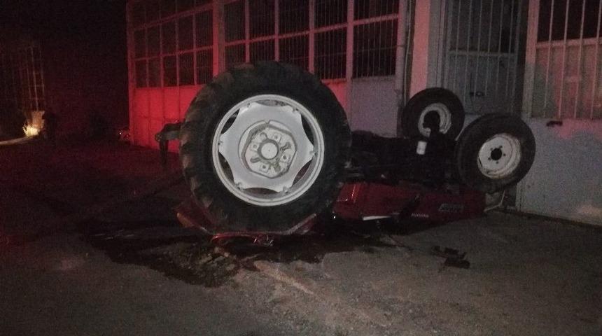 Samsun&rsquo;da Trakt&ouml;r Devrildi: 2 Yaralı