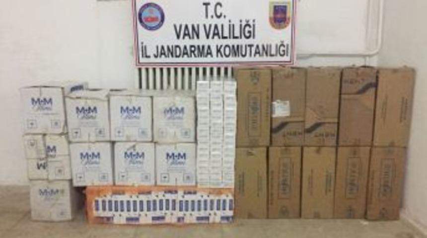 Jandarmadan Ka&ccedil;ak Sigara Operasyonu