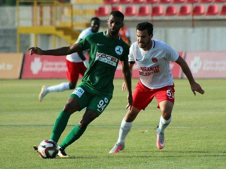 Spor Toto 1. Lig: Ümraniyespor: 2 - Giresunspor: 0 G2