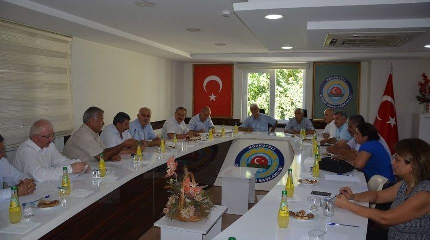 Ziraat Odası Başkanları Korkuteli&rsquo;nde Toplandı