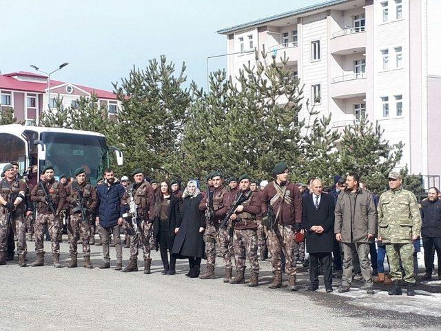 Ardahan’dan Özel Harekatçılar Afrin’e Uğurlandı