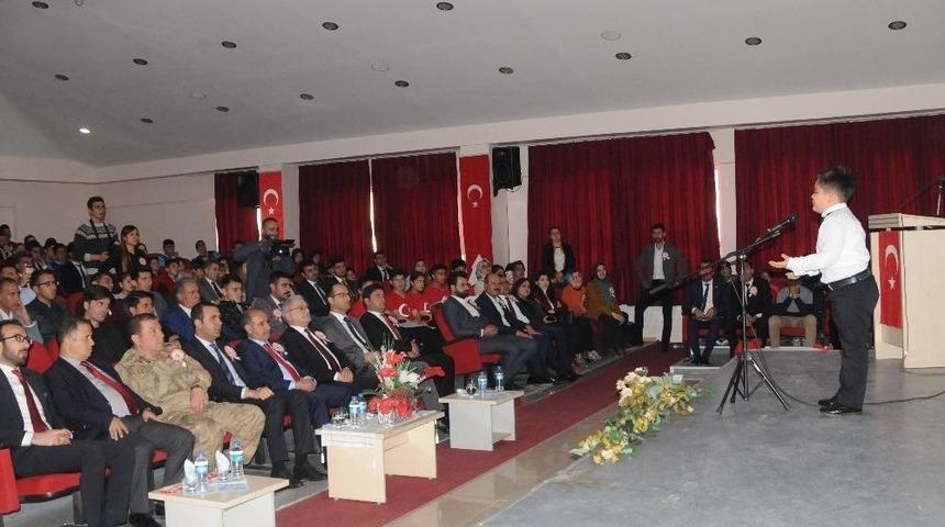 Şırnak’ta İstiklal Marşı’nın Kabulü Ve Mehmet Akif Ersoy’u Anma Etkinliği Düzenlendi