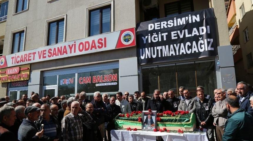 Tunceli Tso Başkanı Cengiz Son Yolculuğuna Uğurlandı