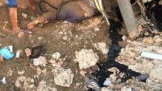 Kontrolden Çıkan Kamyon Kayalara Çarptı: 2 Yaralı