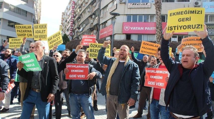 Pazarcılardan Pazaryeri Eylemi