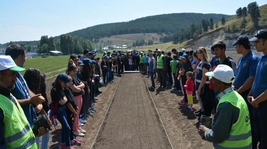 Kars&rsquo;ta, Polis &Ccedil;ocuklarla Ağa&ccedil; Dikti