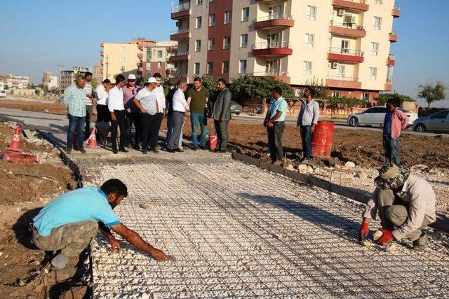 Büyükşehir’de Beton Yol Uygulaması Sürüyor