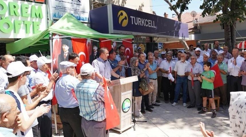 &Ccedil;ivril&rsquo;den Abd&rsquo;ye Protesto