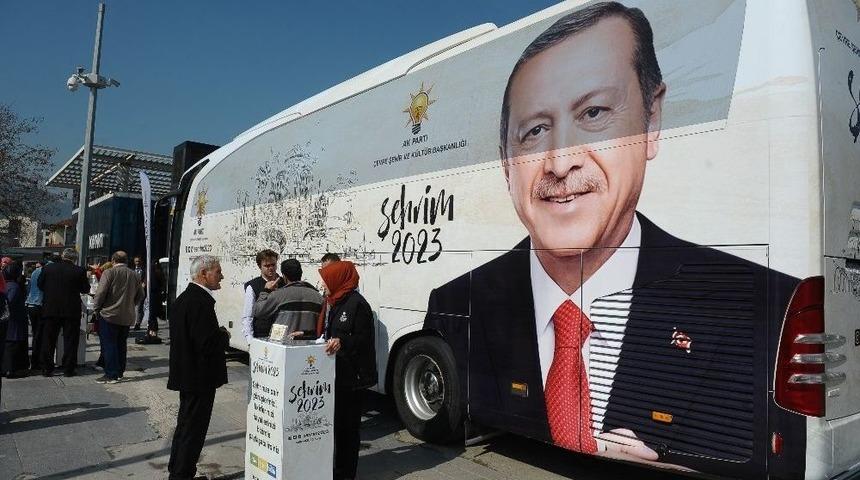 &rsquo;şehrim 2023&rsquo; Otob&uuml;s&uuml;n&uuml;n İlk Durağı Bursa Oldu