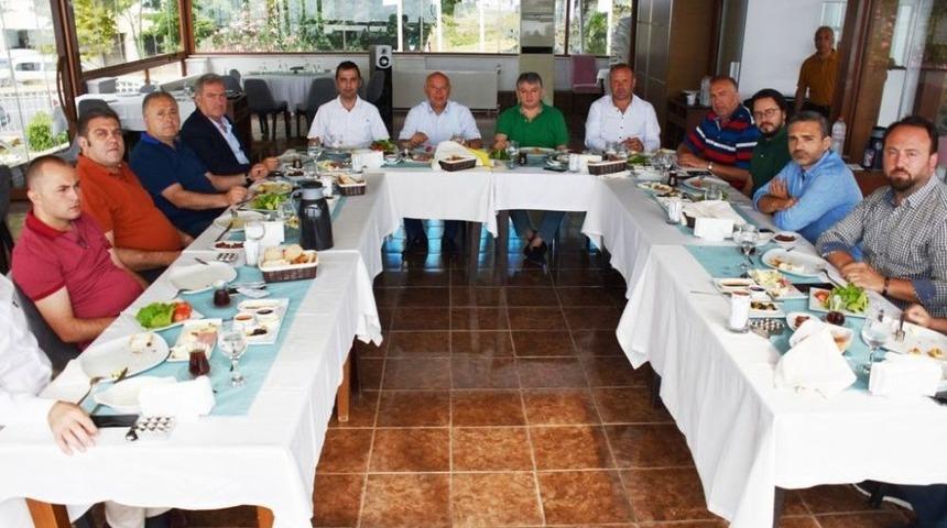 Başkan Eşkinat Ttso Y&ouml;netim Kurulu İle Bir Araya Geldi