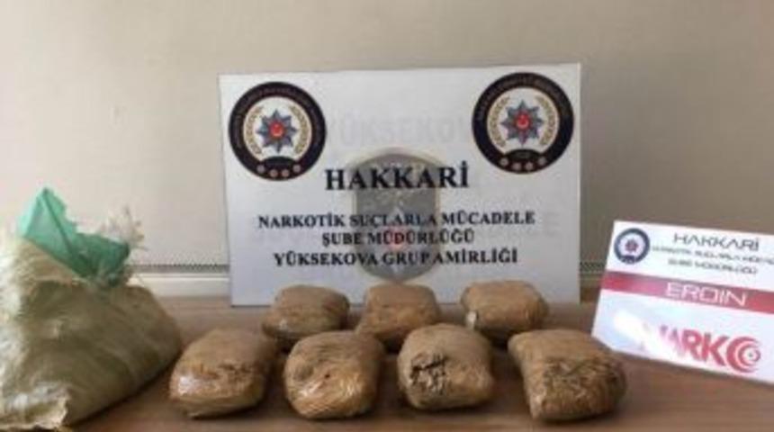 Toprağa G&ouml;m&uuml;l&uuml; 7 Kilo 180 Gram Eroin Ele Ge&ccedil;irildi