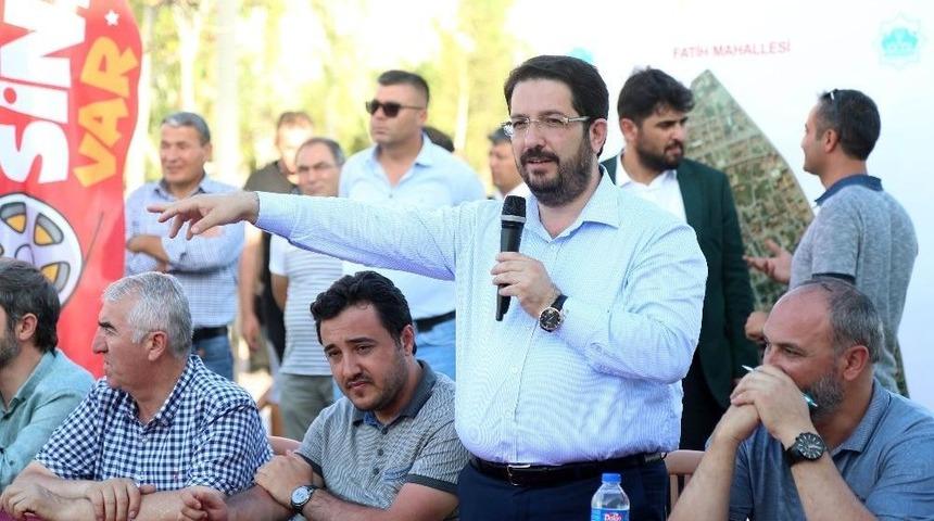 Aksaray&rsquo;da 250 Kişilik &ldquo;başkan Mahallemizde&rdquo; Ekibi Fatih Mahallesinde