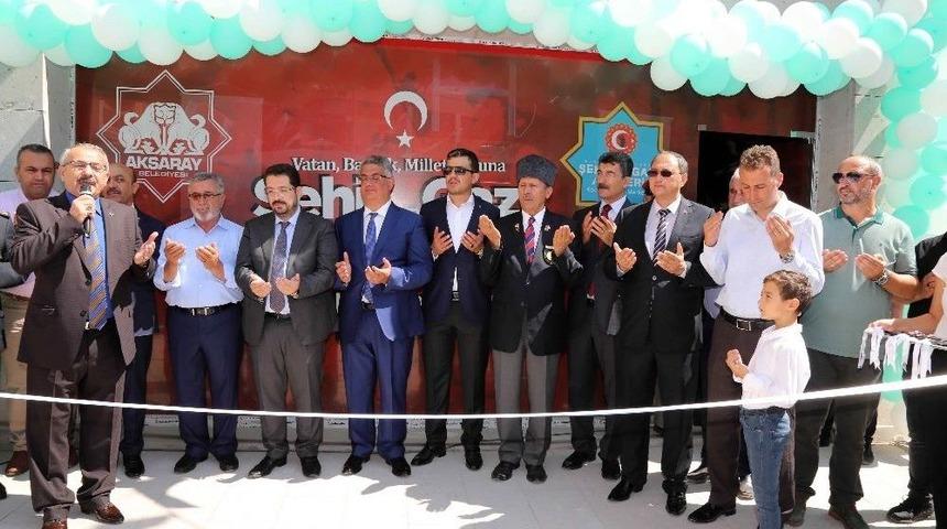 Aksaray&rsquo;da, Şehit Ve Gazi Aileleri Koordinasyon Merkezi A&ccedil;ıldı