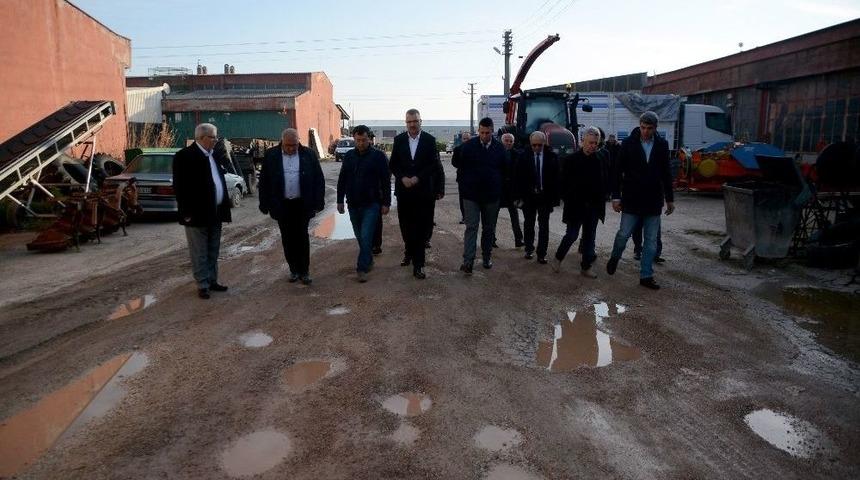 Başkan &Ouml;zkan Sanayi Esnafını Dinledi