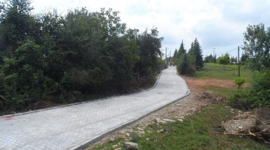 Ortaburun Köyü’nde Yol Çalışmaları