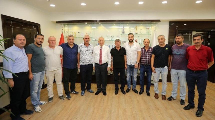 Ankaragüçlü Taraftarlardan Yaşar’a Taziye Ziyareti