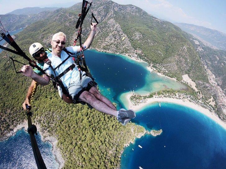 Görme Engelliler Yamaç Paraşütüyle Uçtu G1