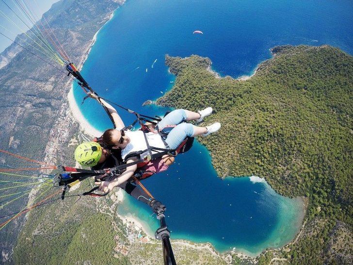 Görme Engelliler Yamaç Paraşütüyle Uçtu G3