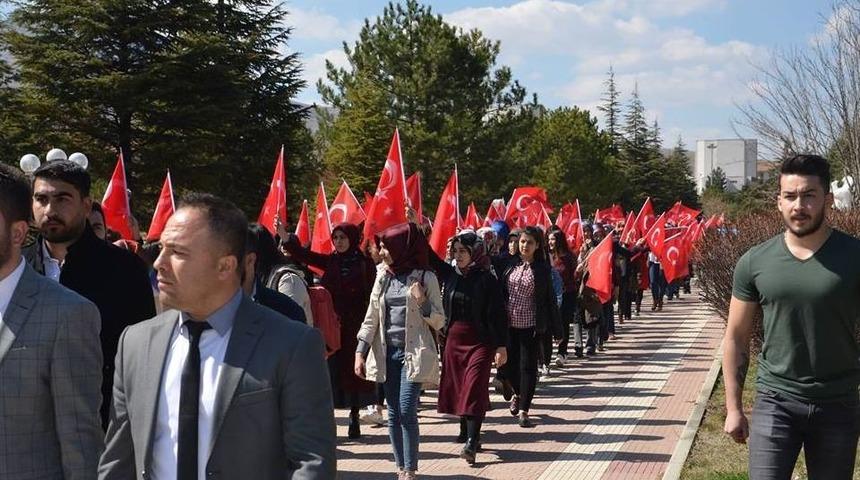 Malatya &Uuml;lk&uuml; Ocakları&rsquo;ndan &rsquo;istiklal Marşı&rsquo; Y&uuml;r&uuml;y&uuml;ş&uuml;