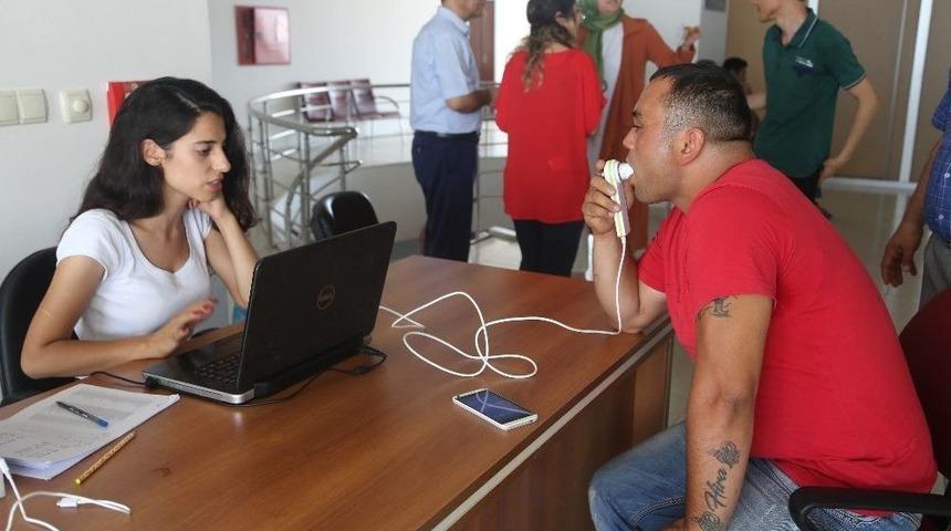 Erdemli Belediyesi &Ccedil;alışanları Sağlık Kontrol&uuml;nden Ge&ccedil;ti