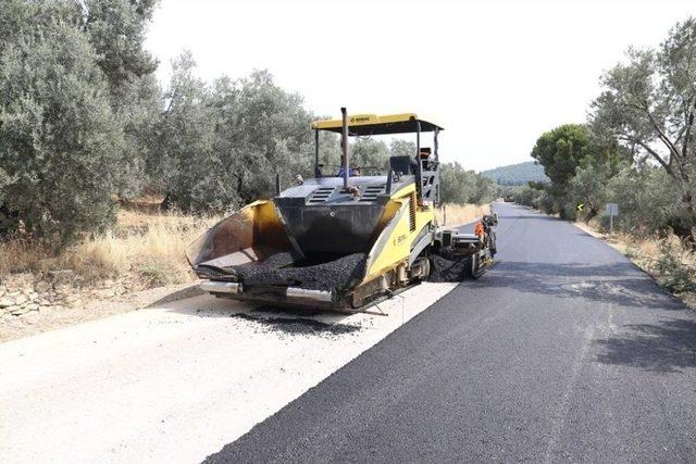 Burhaniye’de Pelitköy Sahilinde Asfalt Sevinci