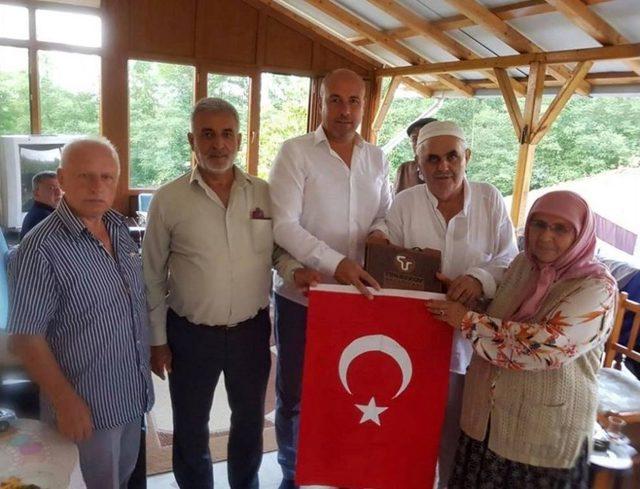 Başkan Togar Hacıları Ziyaret Etti