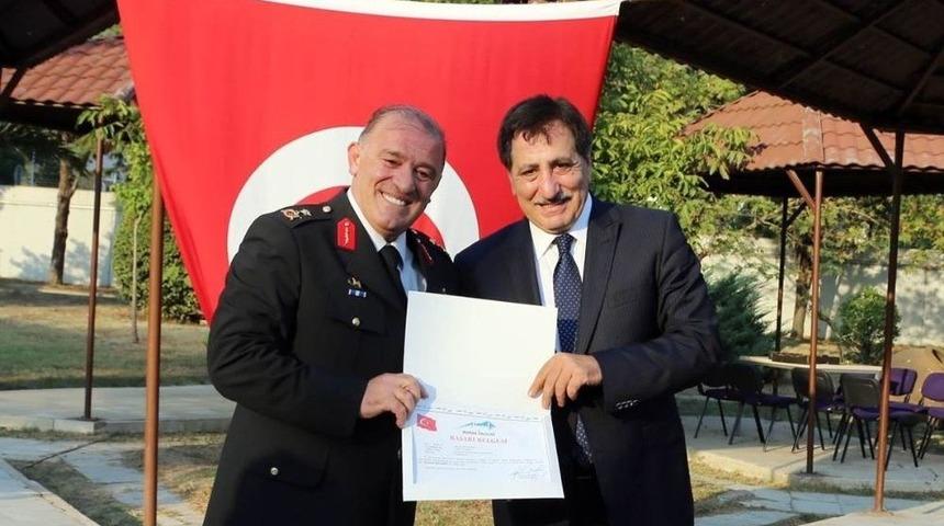 Bursa Jandarma Komutanı Ahmet Hacıoğlu Erzurum&rsquo;a Uğurlandı