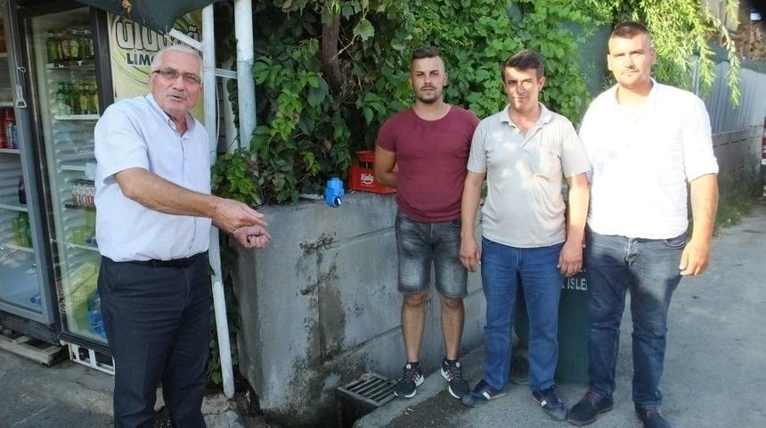 Burhaniye&rsquo;de Baski&rsquo;nin Kapattığı &Ccedil;eşmeyi Başkan Kafaoğlu A&ccedil;tırdı