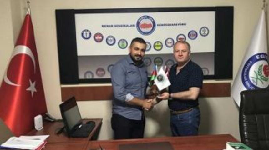 Başkan G&uuml;lbey, Başkan &Ccedil;iğdem&rsquo;i Ziyaret Etti