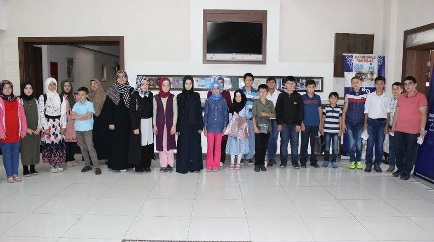 Yaz Kur’an Kursunda Eğitim Gören Öğrenciler Arasında Bilgi Yarışması Düzenlendi