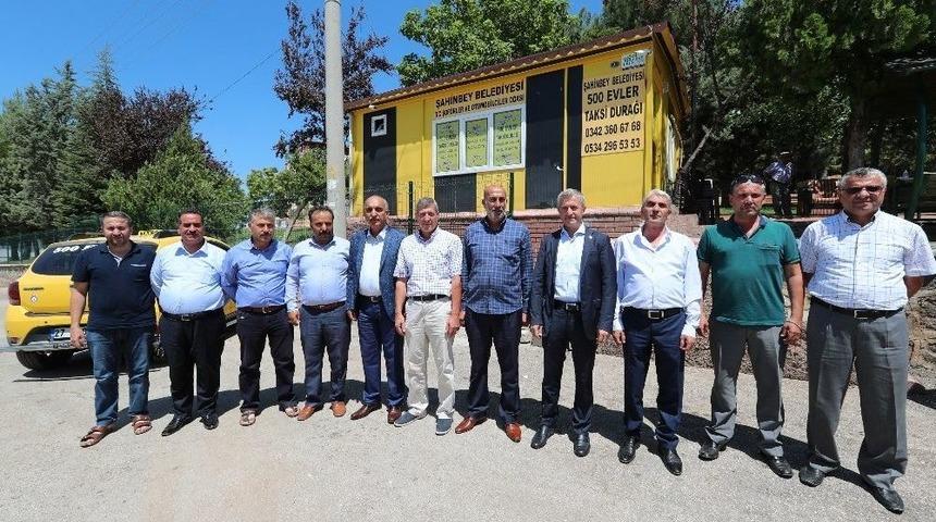 Tahmazoğlu Taksicileri Ziyaret Etti