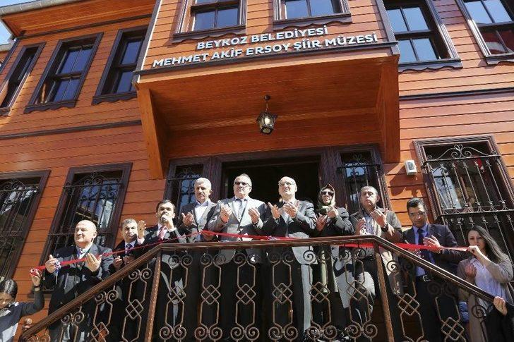 Beykoz’da Mehmet Akif Ersoy Şiir Müzesi Açıldı G5