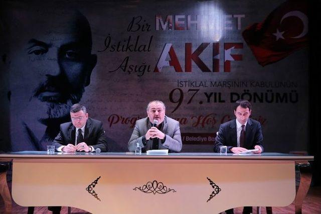 İstiklal Marşı’nın Kabulünün 97’nci Yılında Milli Şair Bayrampaşa’da Anıldı