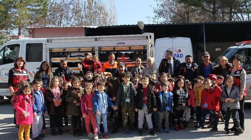 Minik &Ouml;ğrencilerden Afad&rsquo;a Ziyaret